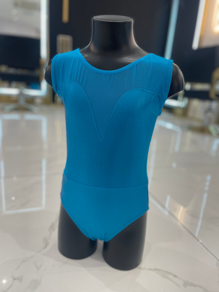 Lydia Leotard - Blue – Acrotastic Dancewear