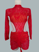 Lace Dress - Red - Adult XS