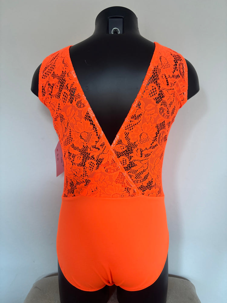 Flossy - Neon orange lace - Age 9-10